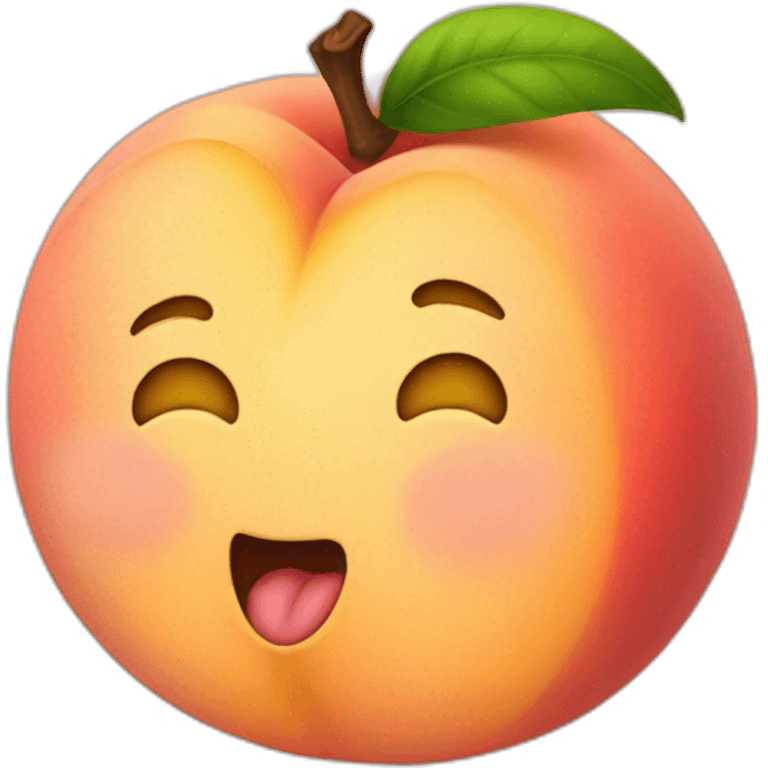 Peach emoji