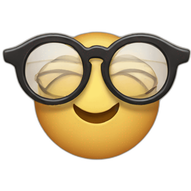 harry potter glasses emoji