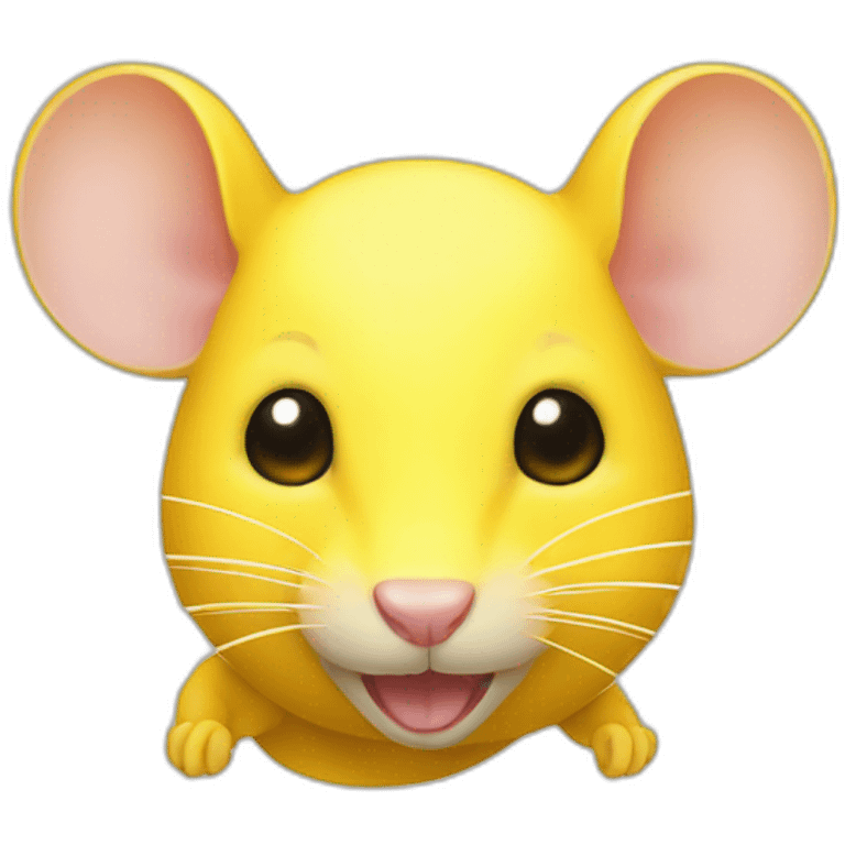 yellow electric rat emoji