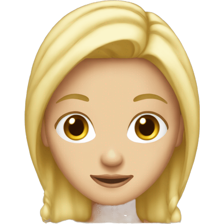 Blonde girl emoji