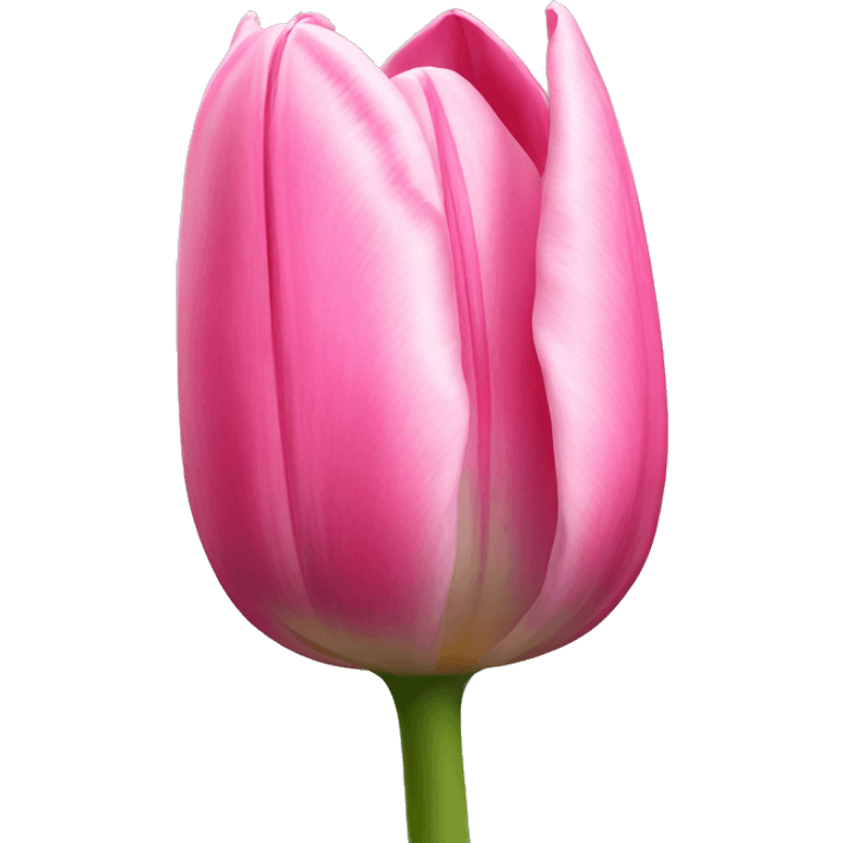 Pink tulip emoji