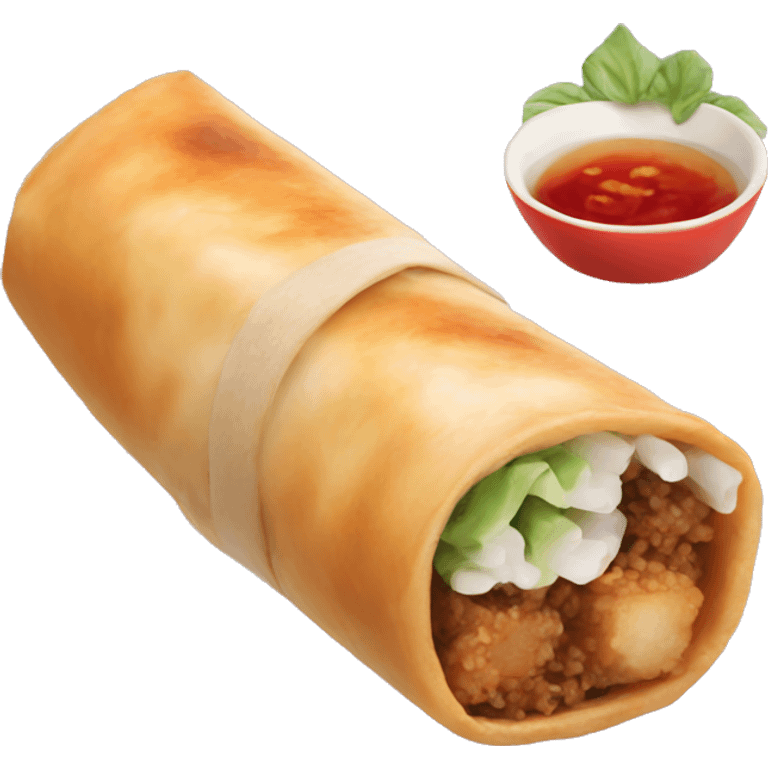 Spring roll  emoji