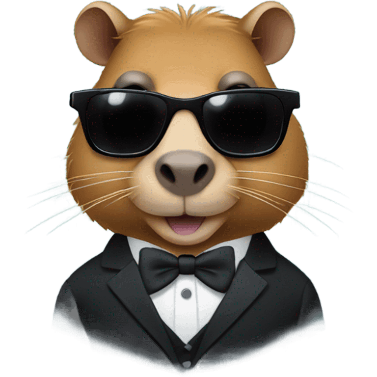 capybara secret agent emoji