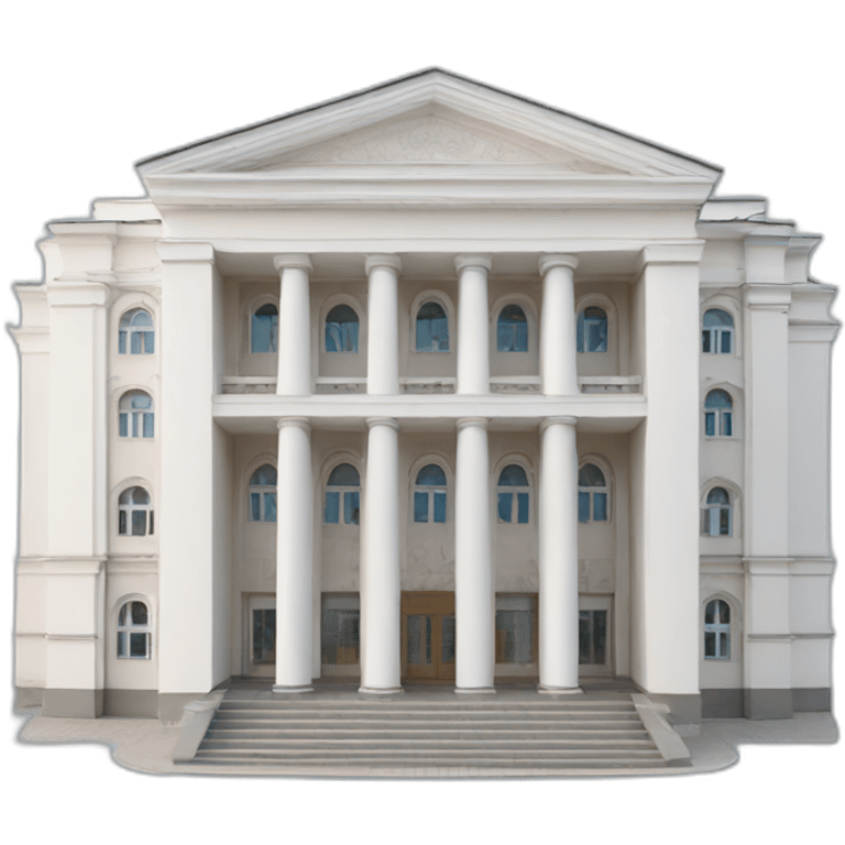 Building of National library in Minsk emoji