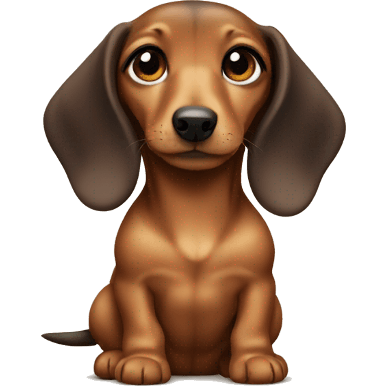 baby dashund emoji