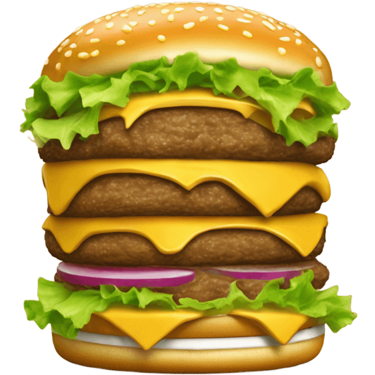 gold bigmac emoji