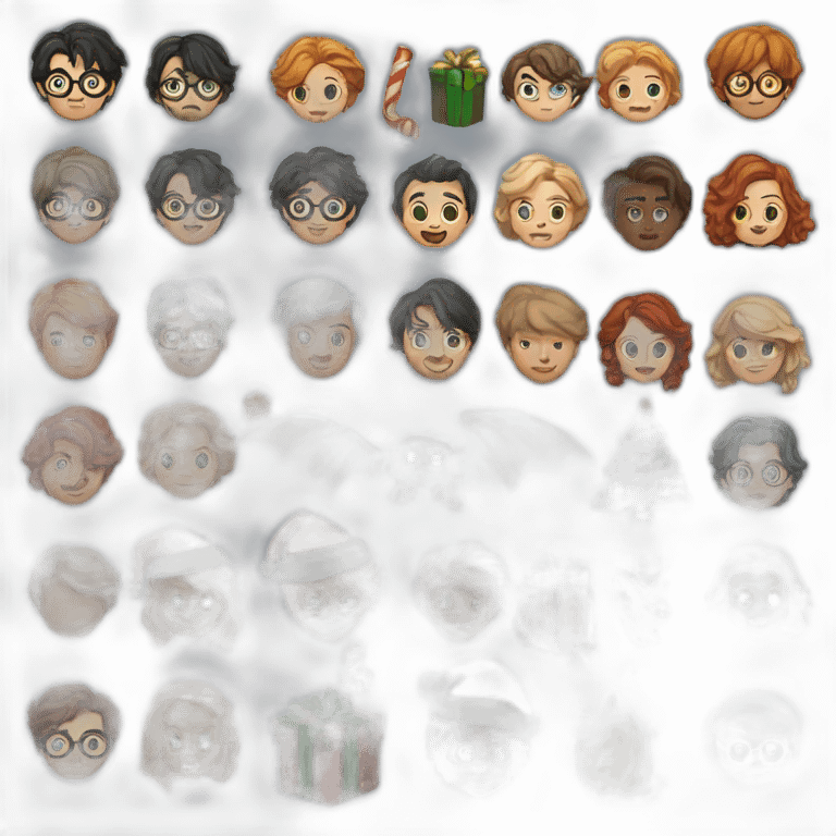 Christmas harry potter emoji