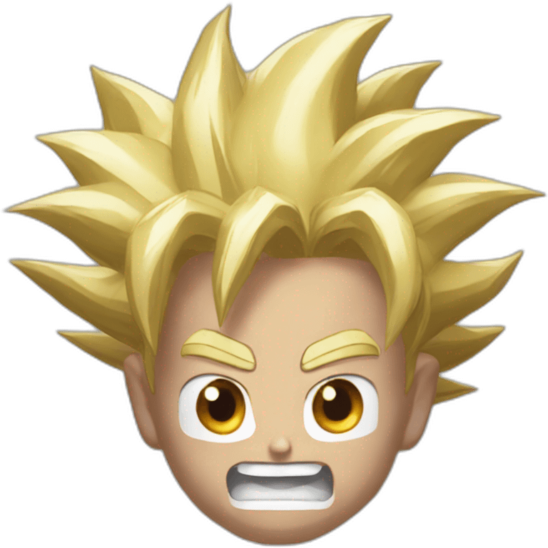 goku super saiyan mouth open emoji