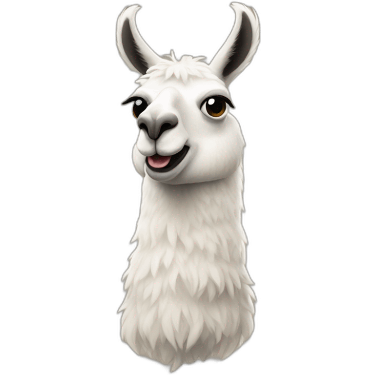 llama playing voley emoji