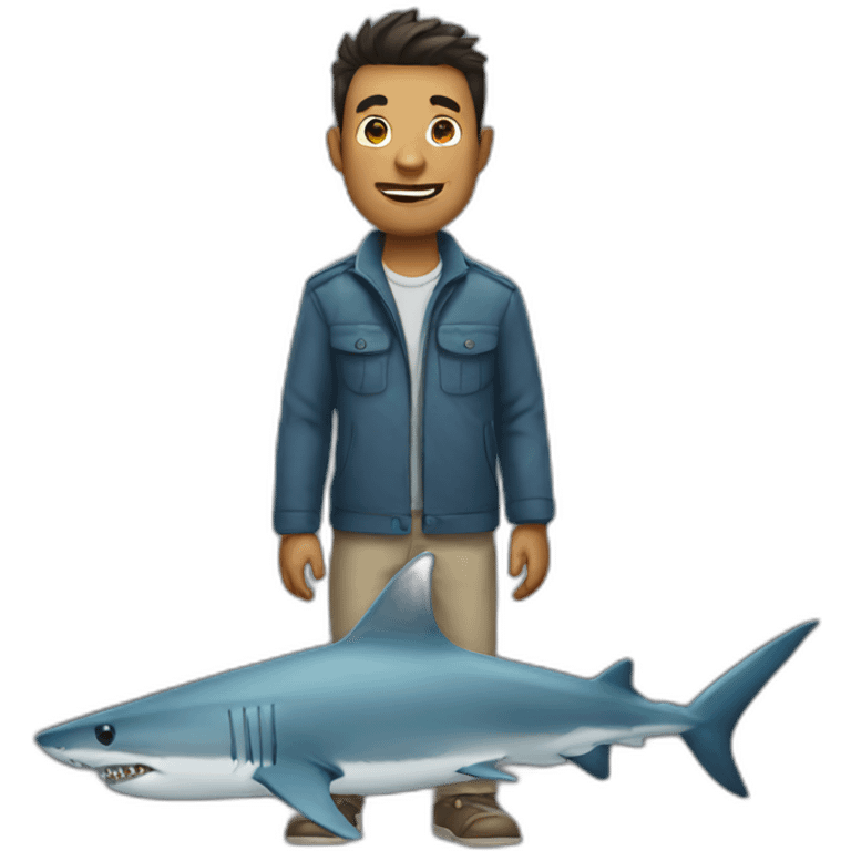 shark man emoji