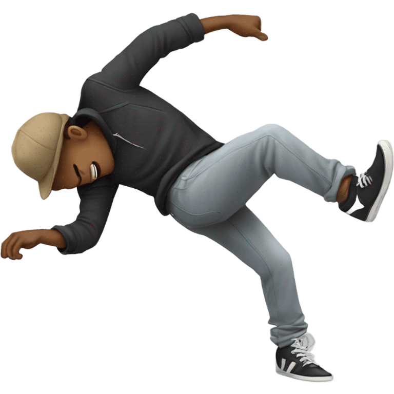 Guy breakdancing emoji