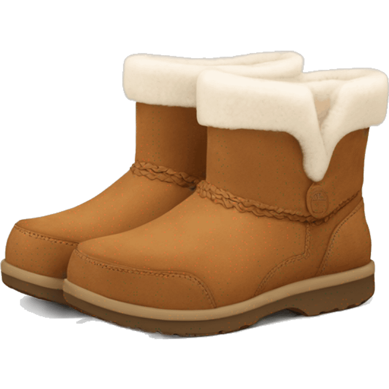 ugg tasman shoes chestnut color emoji