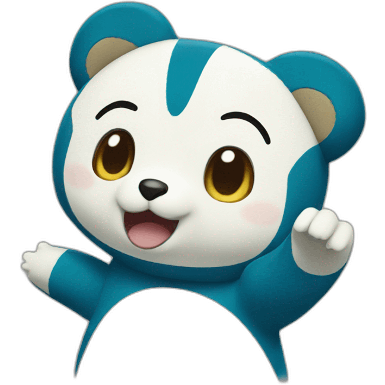 Oshawott waving emoji