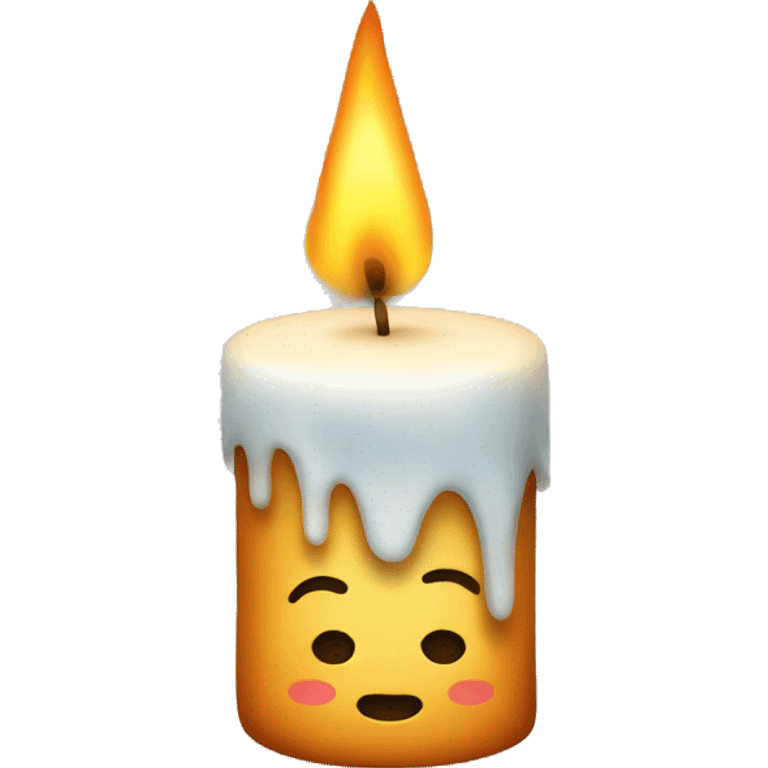 candle with star emoji