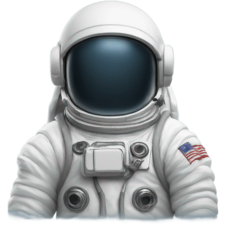 Astronaut cloudy bud emoji