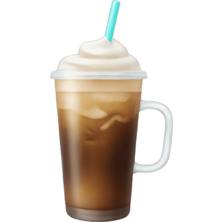 Iced coffee emoji