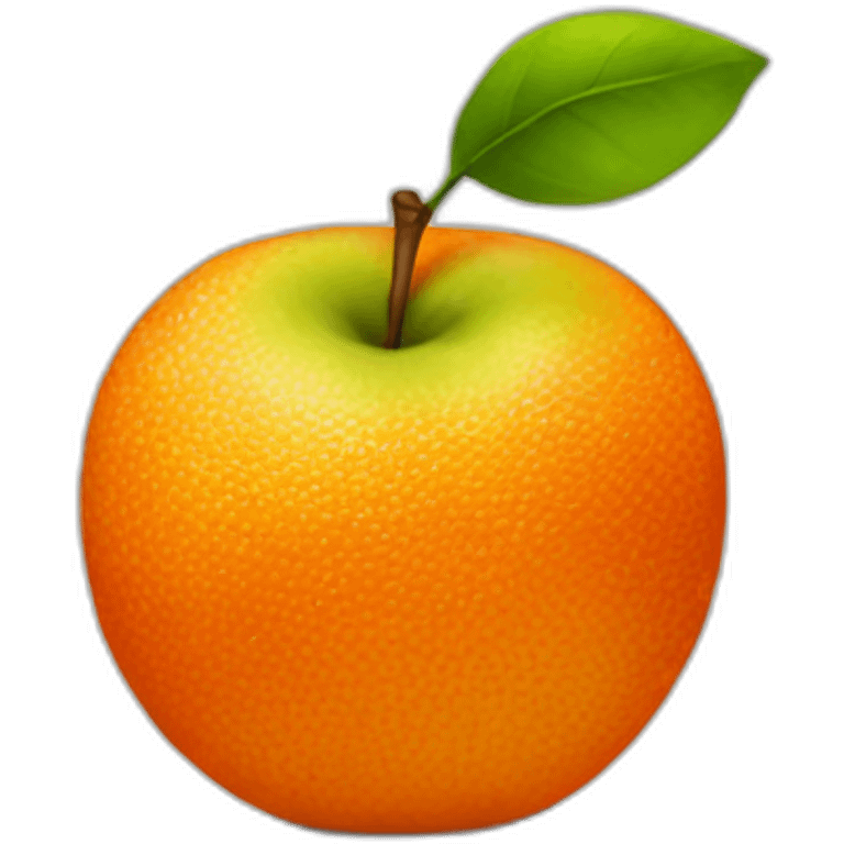 apple orange emoji