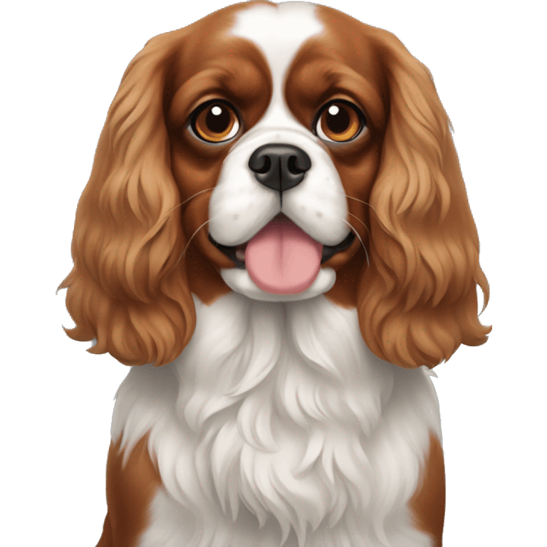 labeled king charles spaniel  emoji