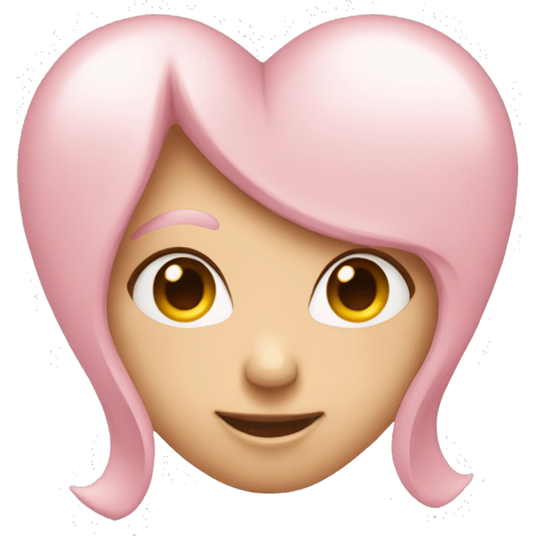 light pink heart emoji