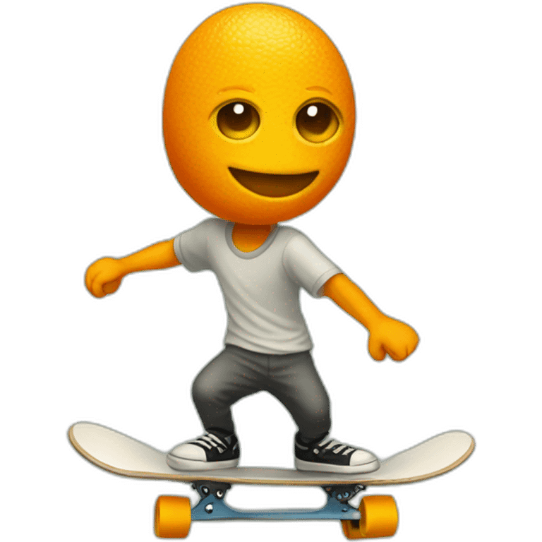 kumquat skateboarding emoji