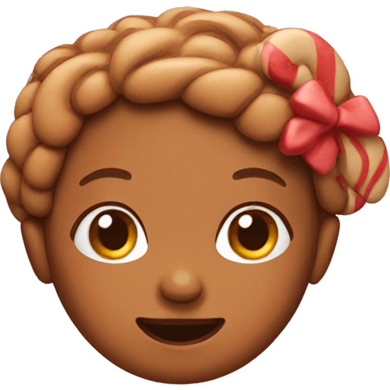 Cute Gingerbread girl emoji