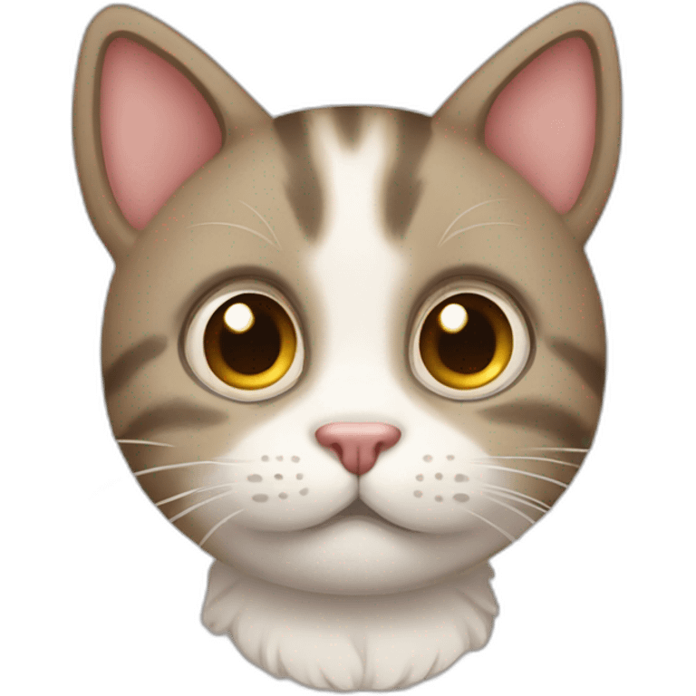 Gato con ojitos tiernos emoji