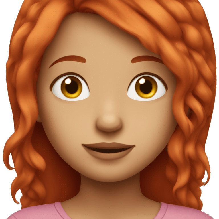 red hair girl  emoji