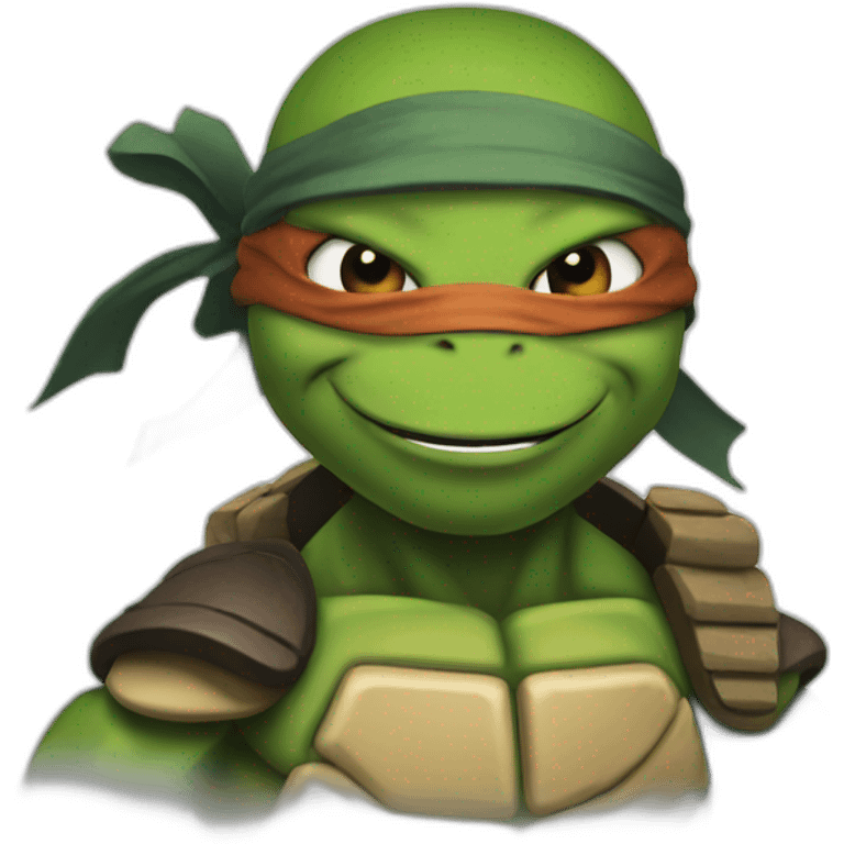 Leonardo ninja turtle emoji