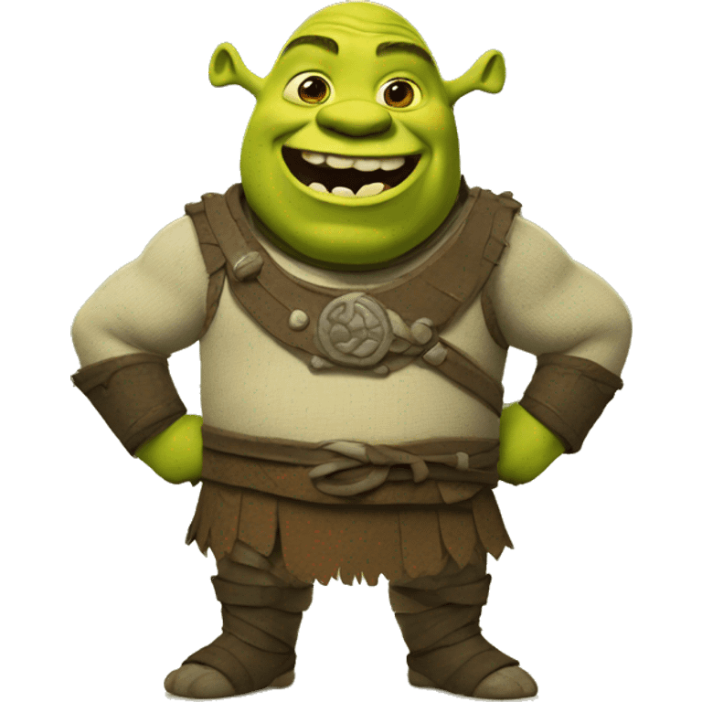 moyai shrek emoji