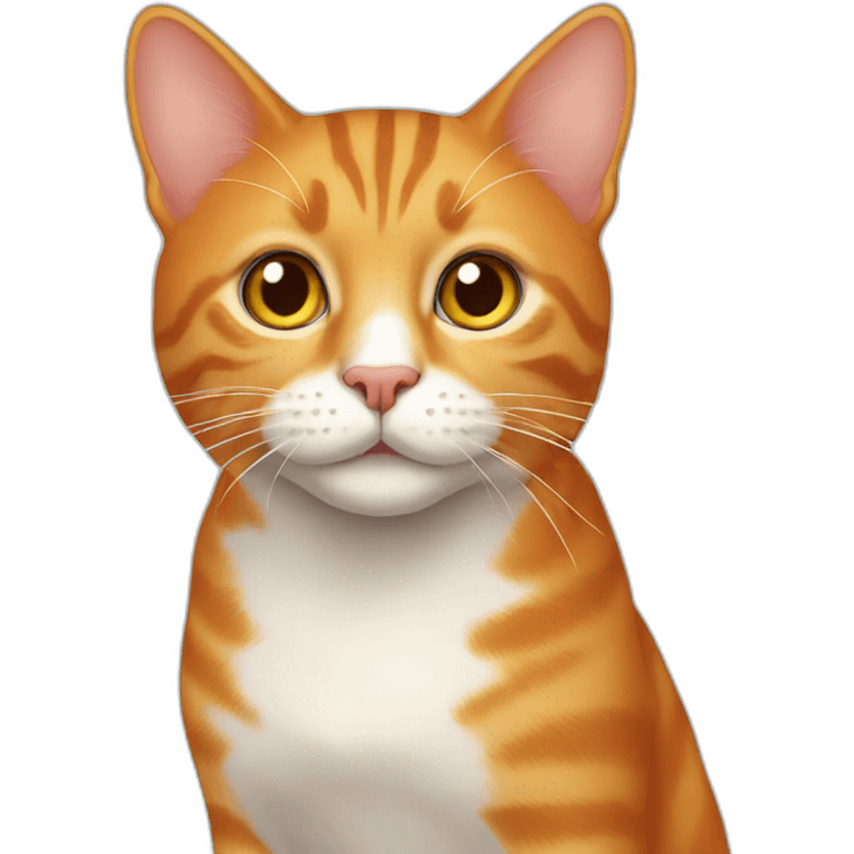 Orange tabby emoji