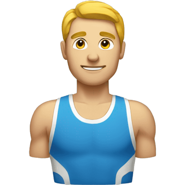 Un homme à la salle de sport  emoji