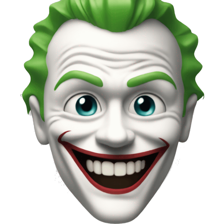 The original joker smiling with white teeth emoji