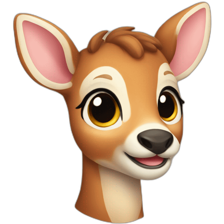 Cute deer emoji