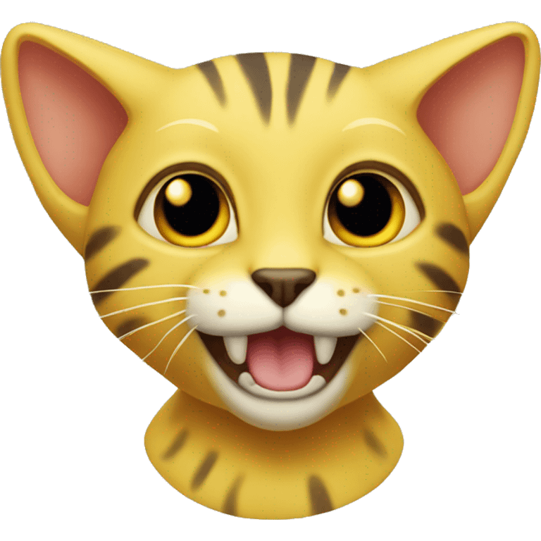 Yellow lombax-vernid-cat emoji