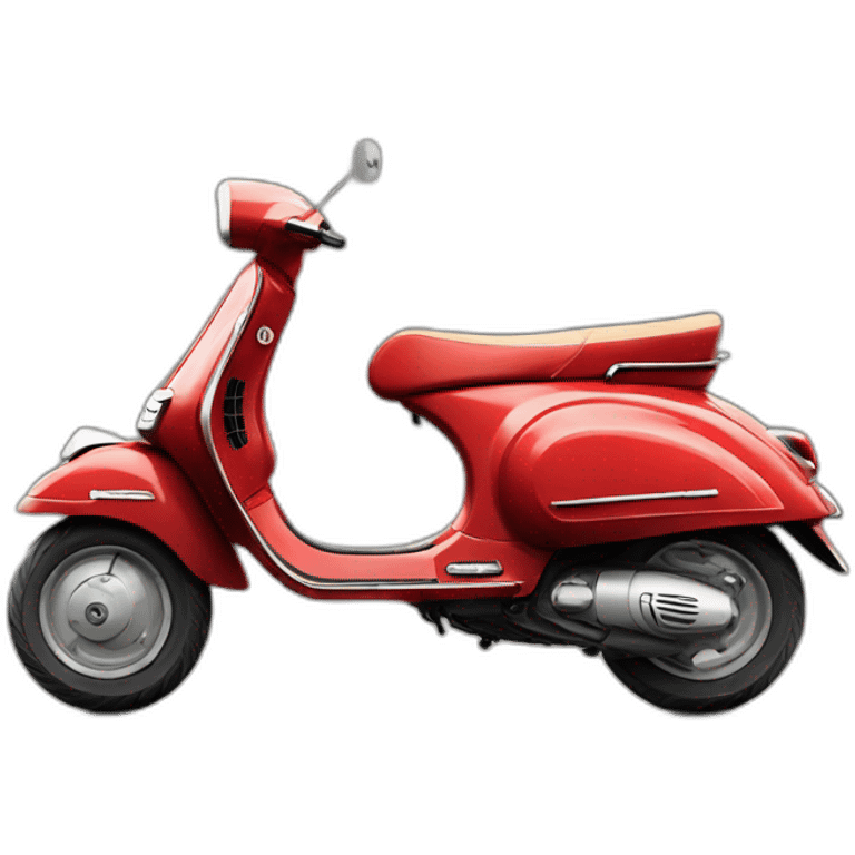 Vespa rojo emoji