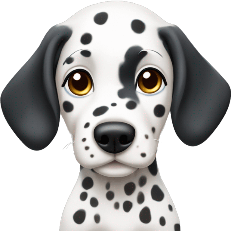 rainbow dalmatian puppy emoji