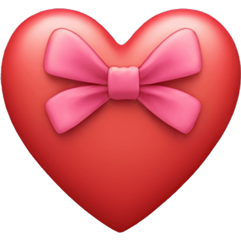 heart with bow on top emoji