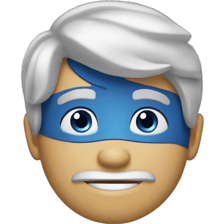 blue character emoji