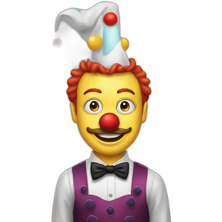 elon musk clown custume emoji