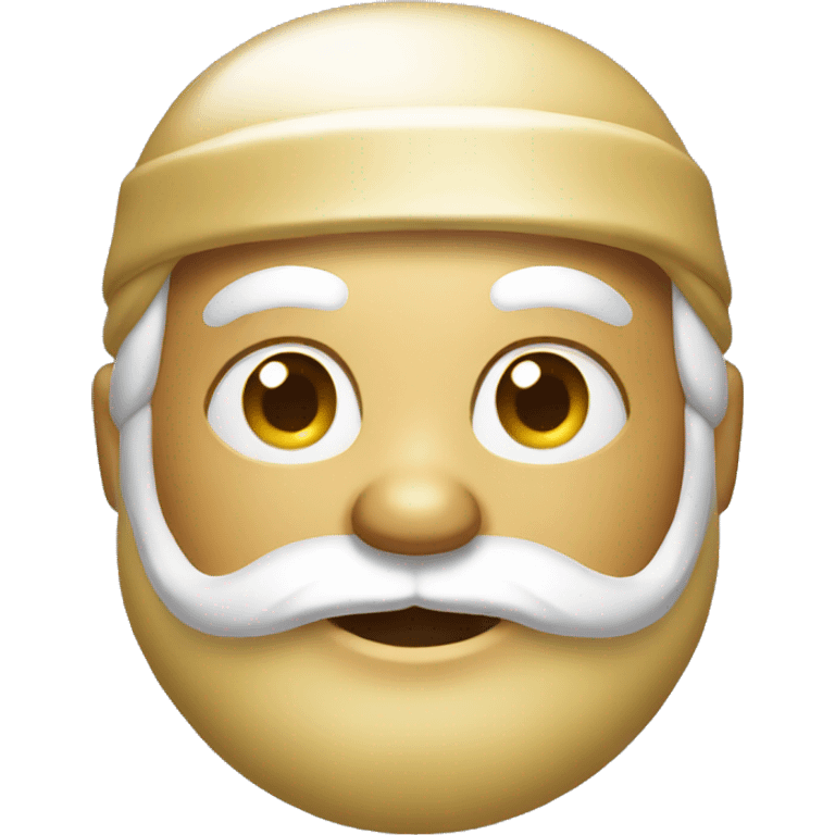 Gold cream Santa  emoji