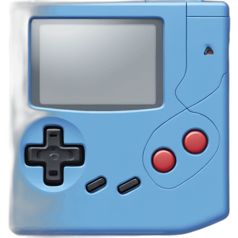 blue game boy advanced sp emoji