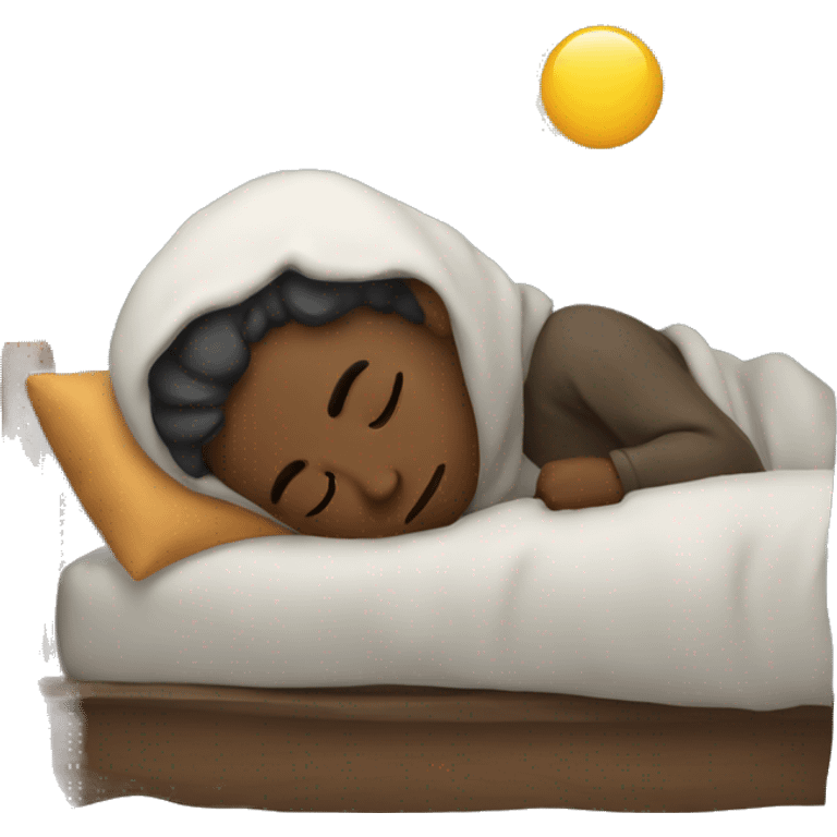 Sleeping in mountins  emoji