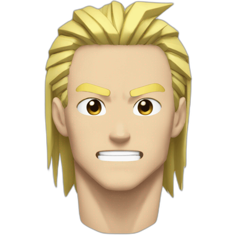 All might my hero academia motivated emoji