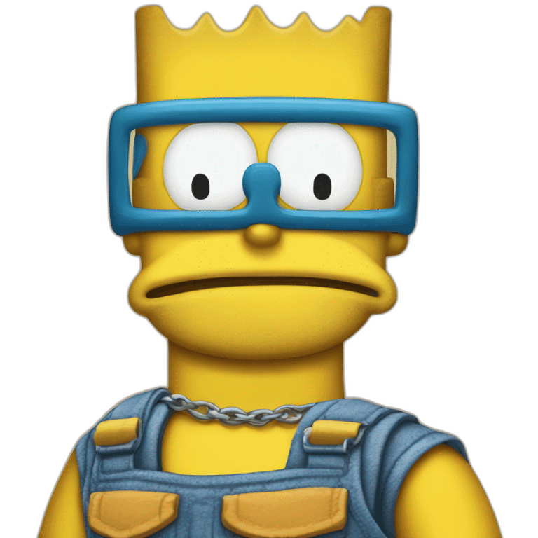 Bart Simpson Overalls emoji