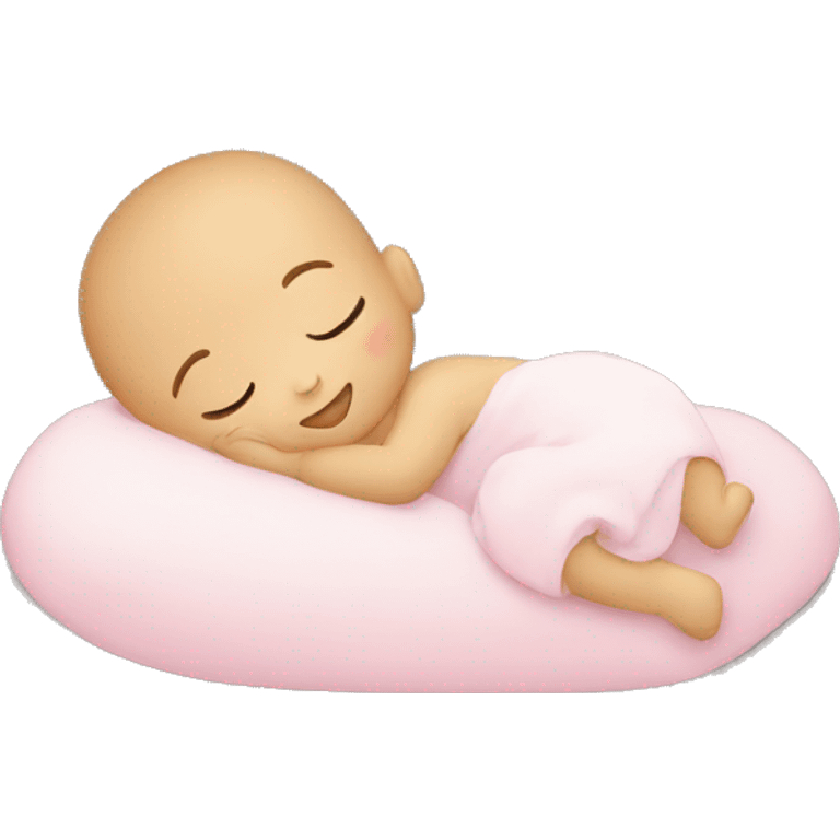 small baby sleeping emoji