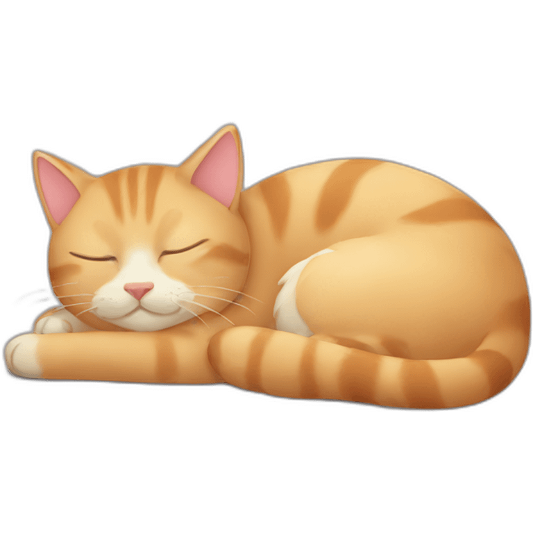 Cat sleep emoji