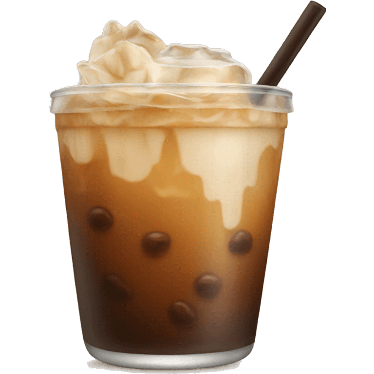 Iced coffee emoji