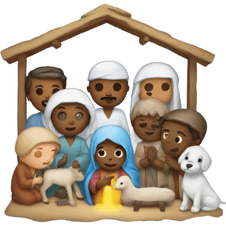 Nativity scene emoji