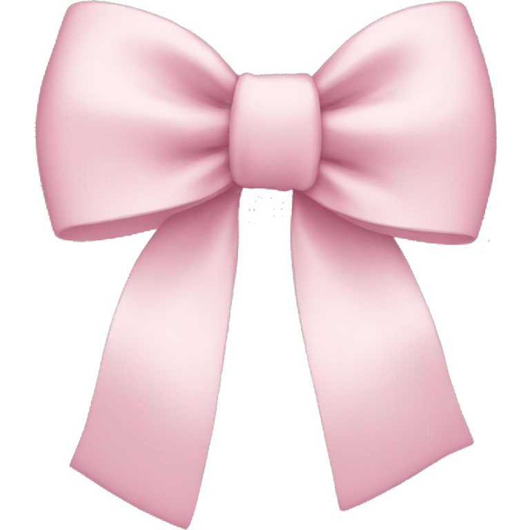 light pink bow emoji