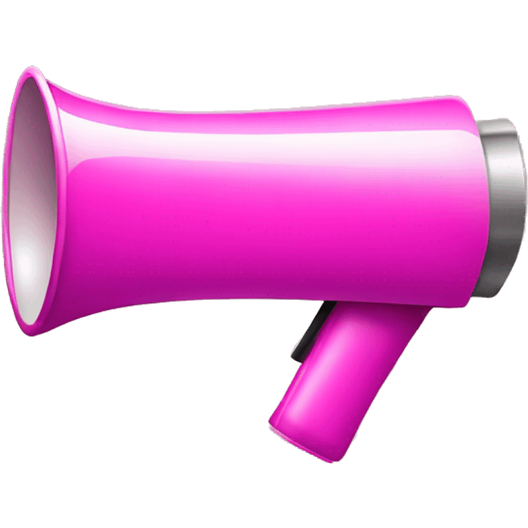 Pink Megaphone sparkles emoji